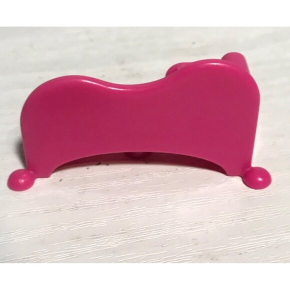 Miniature Pink Dollhouse Sofa Couch Furniture 1.5" - Picture 3 of 6